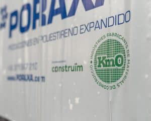 Pegatina de Poraxa en la que pone KM 0