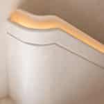 Pasamanos redondeado